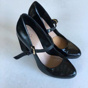 Vince Camuto Mary Jane Heels Patent Leather 7B